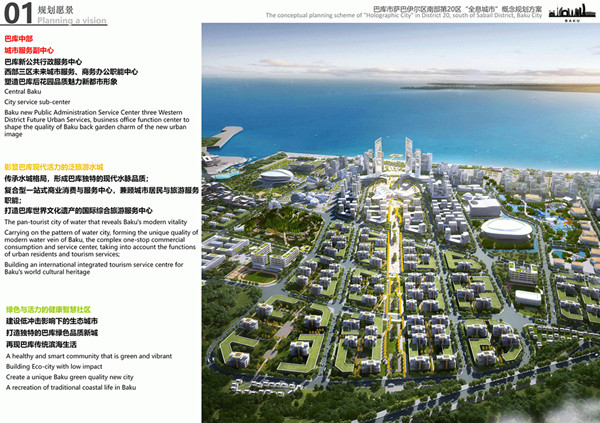 園冶杯參賽作品| 阿塞拜疆巴庫(kù)“全息城市”規(guī)劃