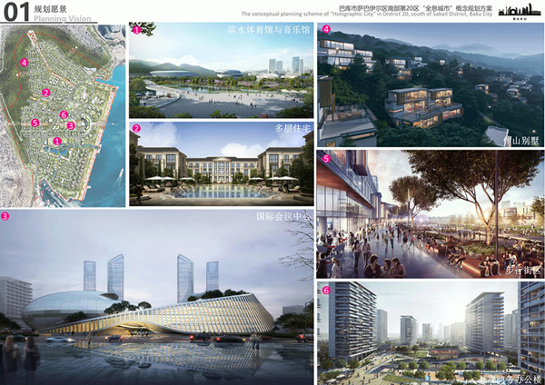 園冶杯參賽作品| 阿塞拜疆巴庫(kù)“全息城市”規(guī)劃